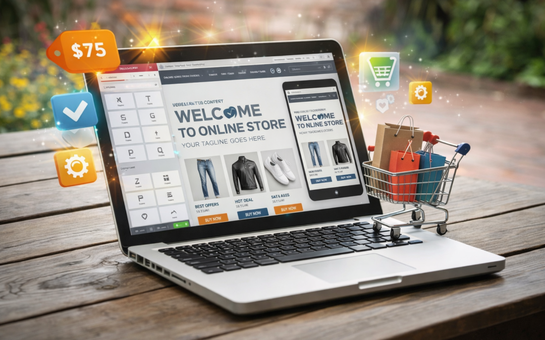 تصميم وتطوير المواقع والمتاجر الالكترونية