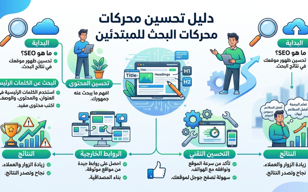 شرح SEO للمبتدئين: دليل شامل لفهم أساسيات تحسين محركات البحث